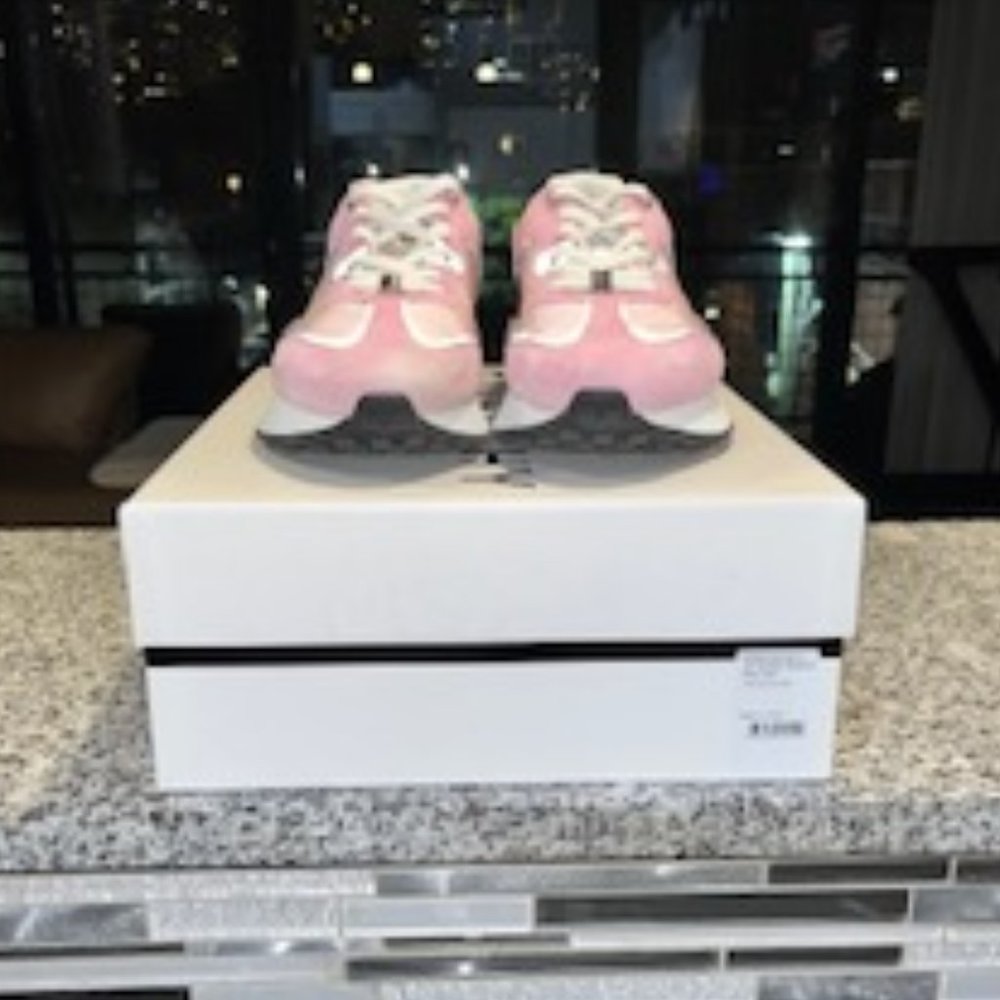 Givenchy Pink and White Athletic Sneakers